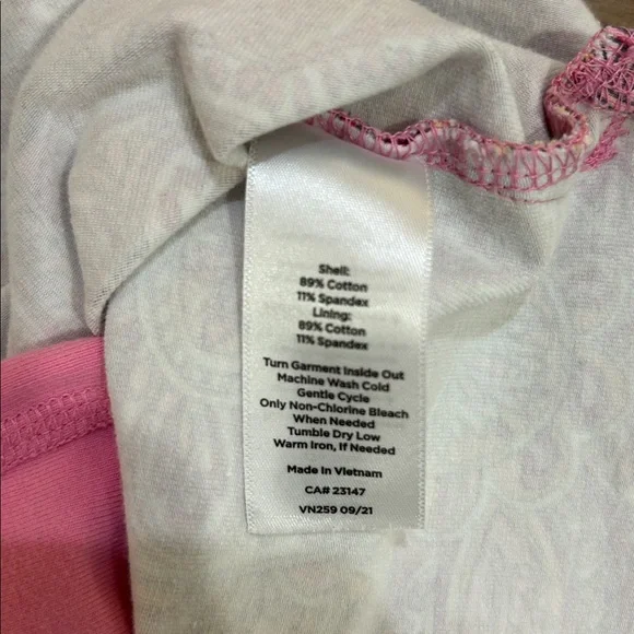 T by Talbots Pink Paisley Skort - Picture 6 of 9